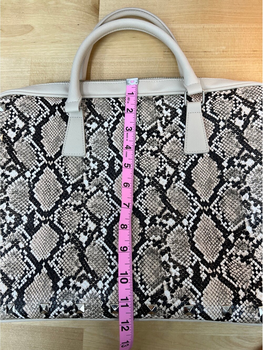 Snake print, NEW White house Black Market computer bag - Picture 8 of 9